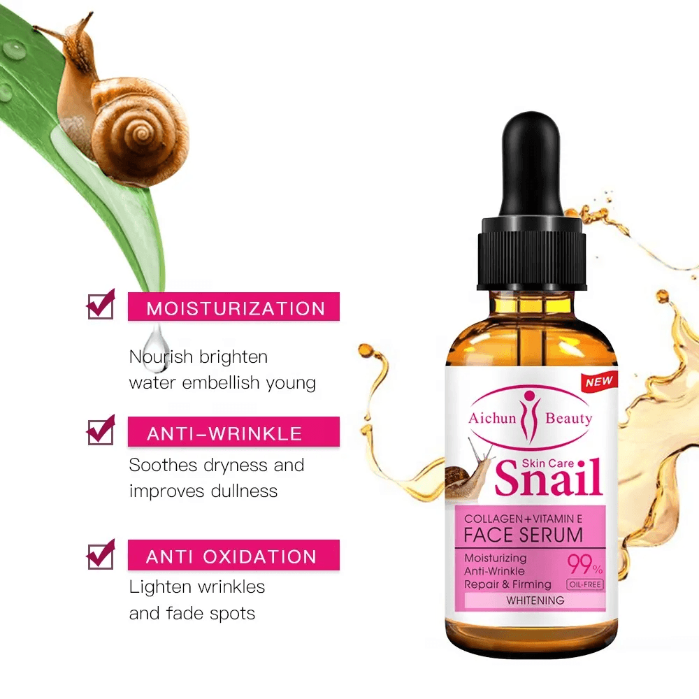 مصل الوجه المضاد للتجاعيد من Aichun Beauty Snail - 30 مل