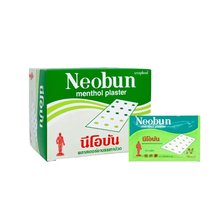 Neobun Menthol Plaster - 20 × 10 Sheet