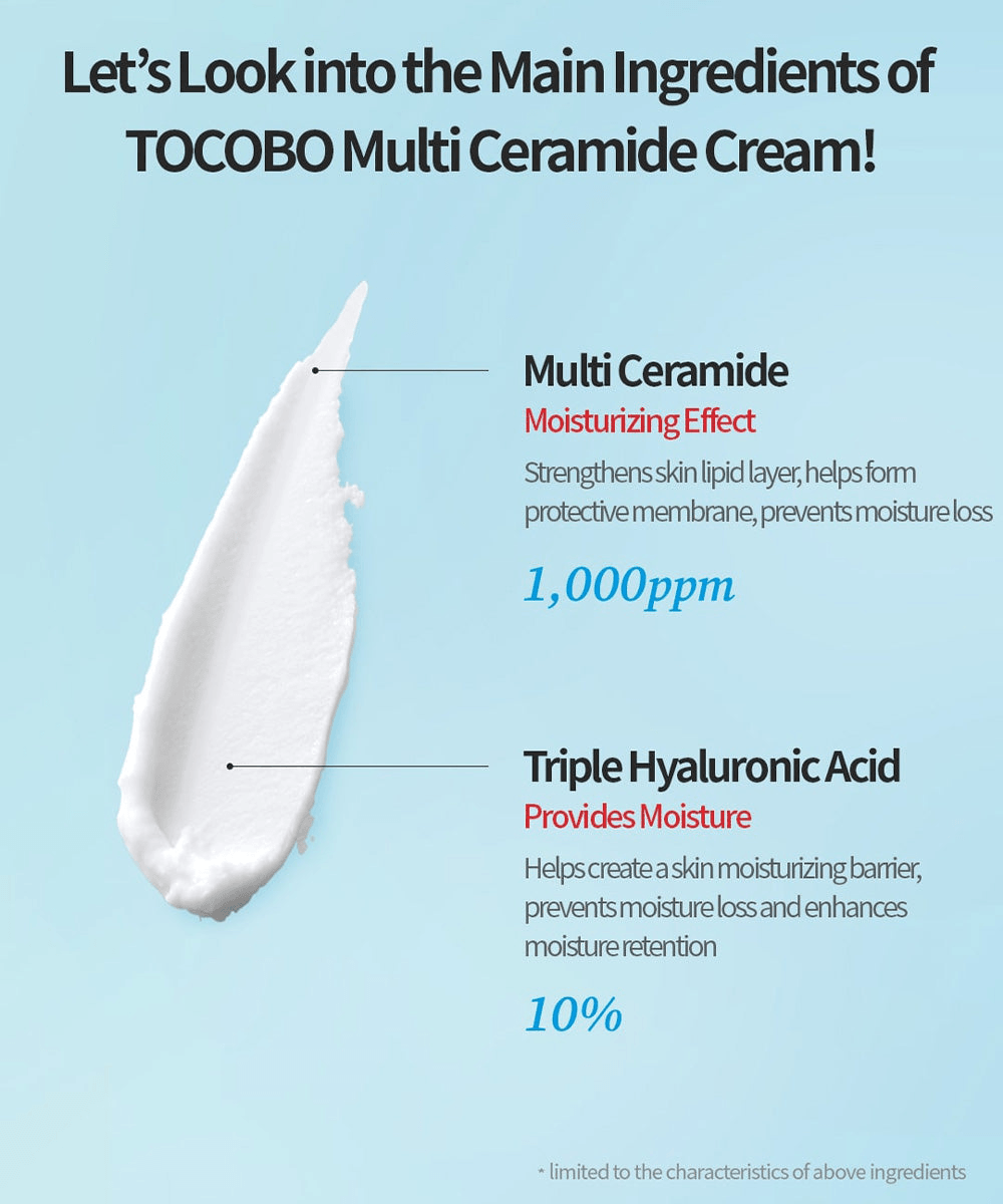 TOCOBO Multi Ceramide Cream - 50ml