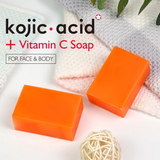 Guanjing Beauty Kojic Acid & Vitamin C Soap For Face & Body - 120g