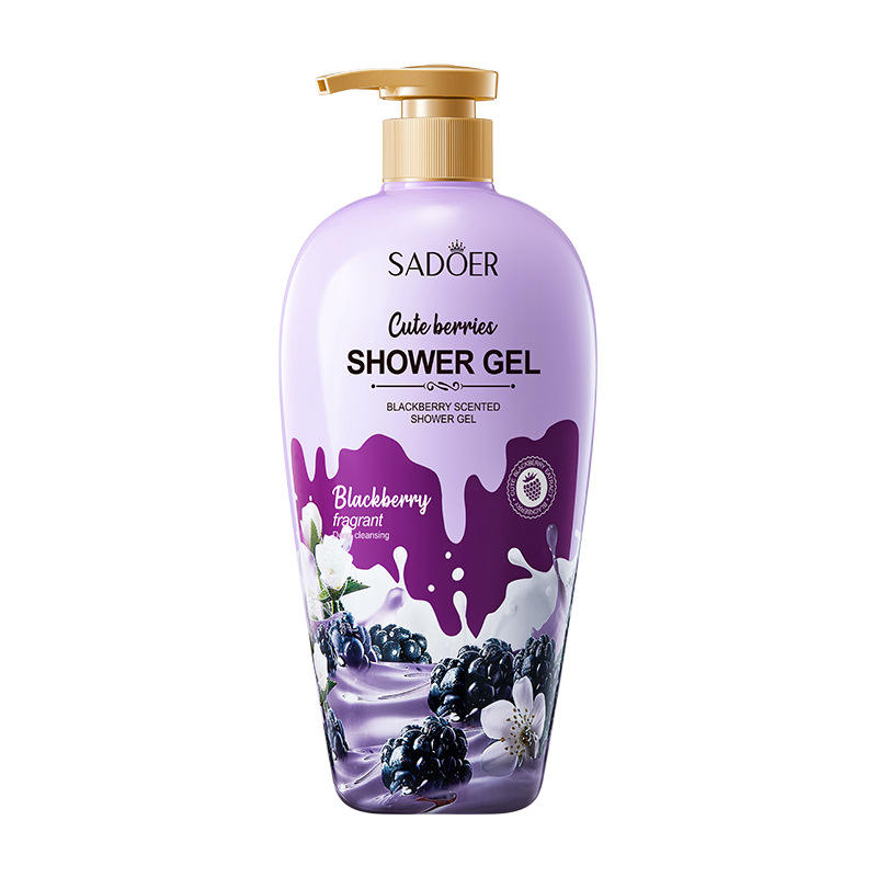 Sadoer Cute Berries Shower Gel Blackberry Fragrant - 1000ml