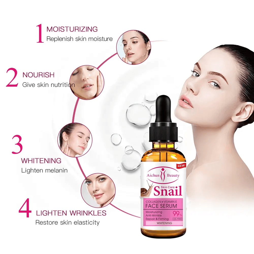 Aichun Beauty Snail Anti Wrinkle Face Serum - 30ml