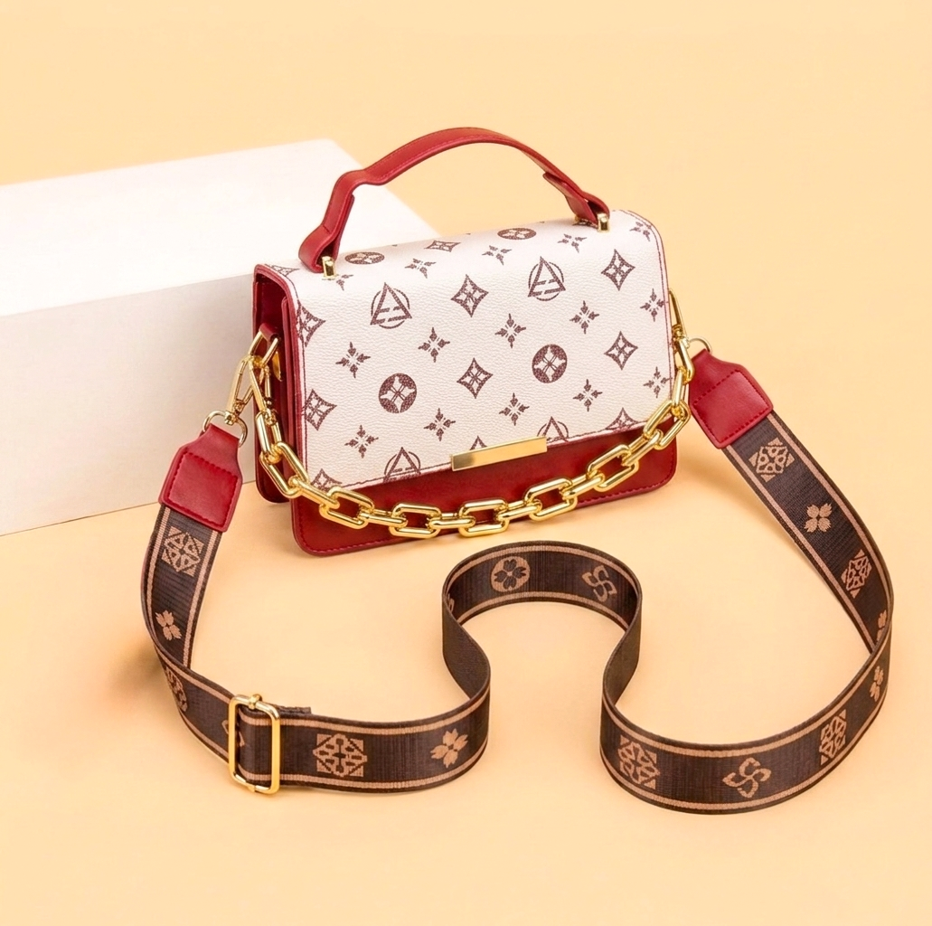 Women's Luxury Korean Design Crossbody Bag With Big Chain RD226#