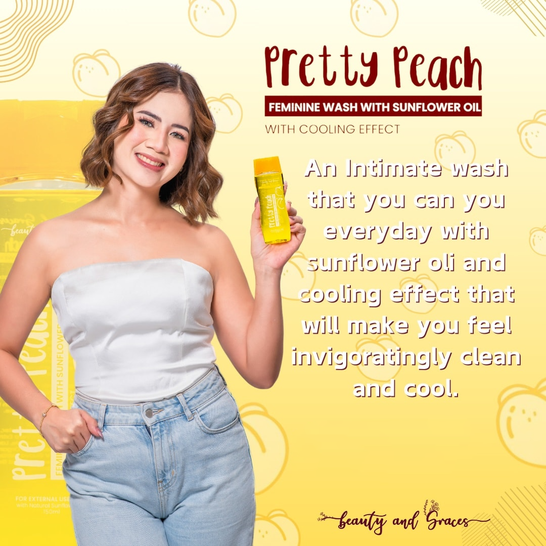 Beauty and Graces Pretty Peach Feminine Wash - 150ml