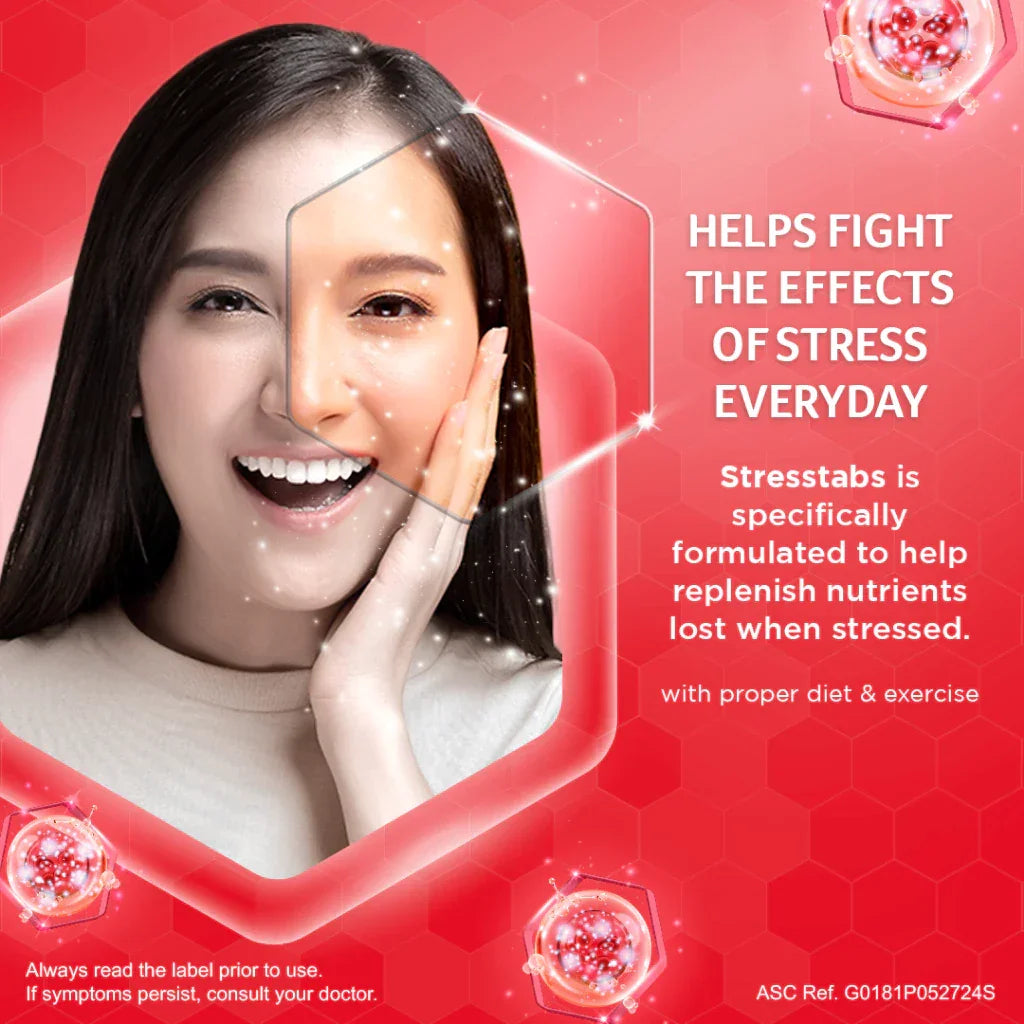 Stresstabs Multivitamins + Iron The Anti-Stress Vitamin Formula
