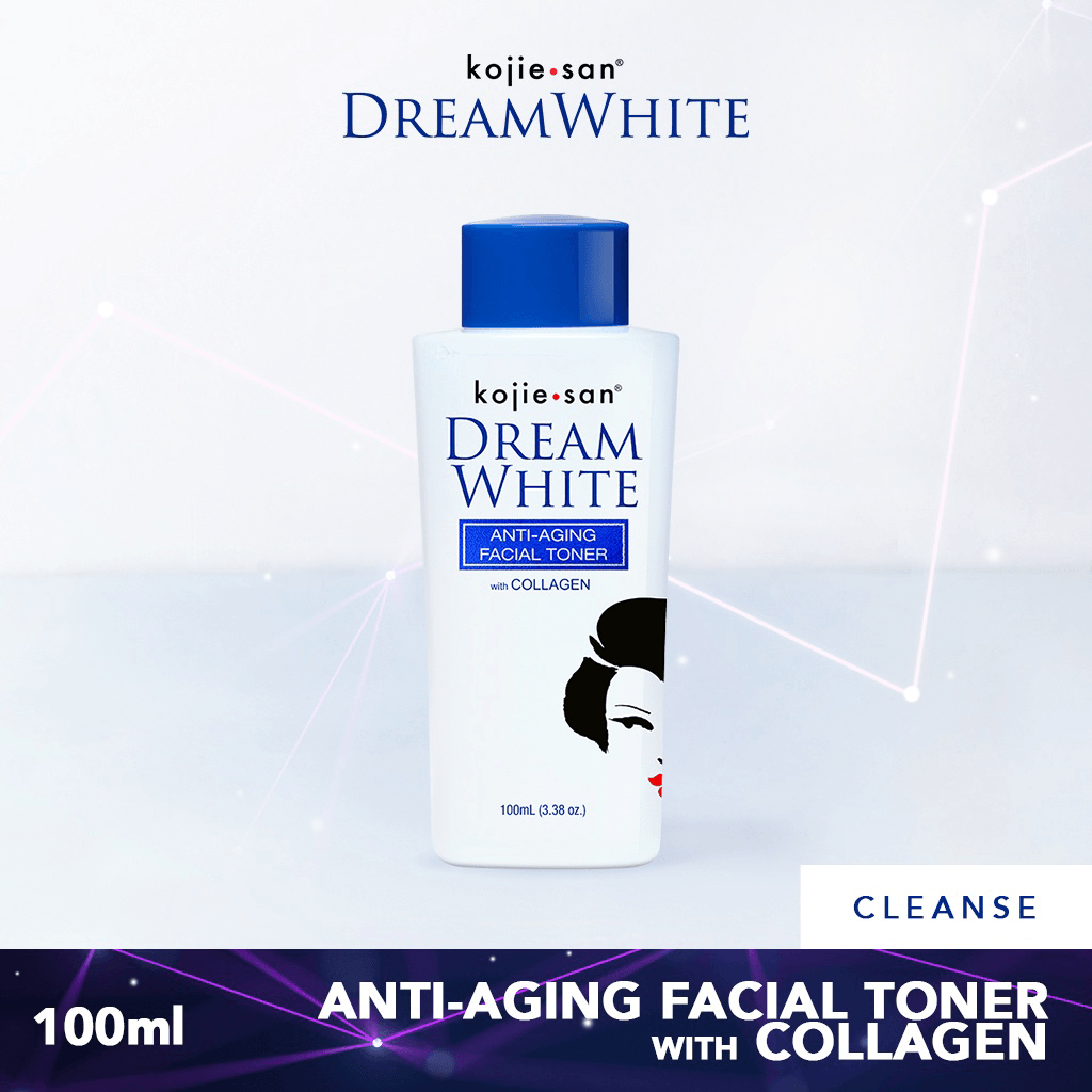 Kojie San Dream White Anti Aging Toner + Soap - 100ml + 135g