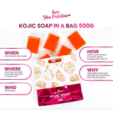 صابون كوجيك لتفتيح البشرة من Love Skin Perfection في حقيبة - 7 قطع (500 جرام)