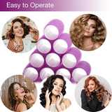 Professional Hurtless Hair Roller - 6 Pcs Set