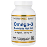 California Gold Nutrition Omega-3 Premium Fish Oil - 100s