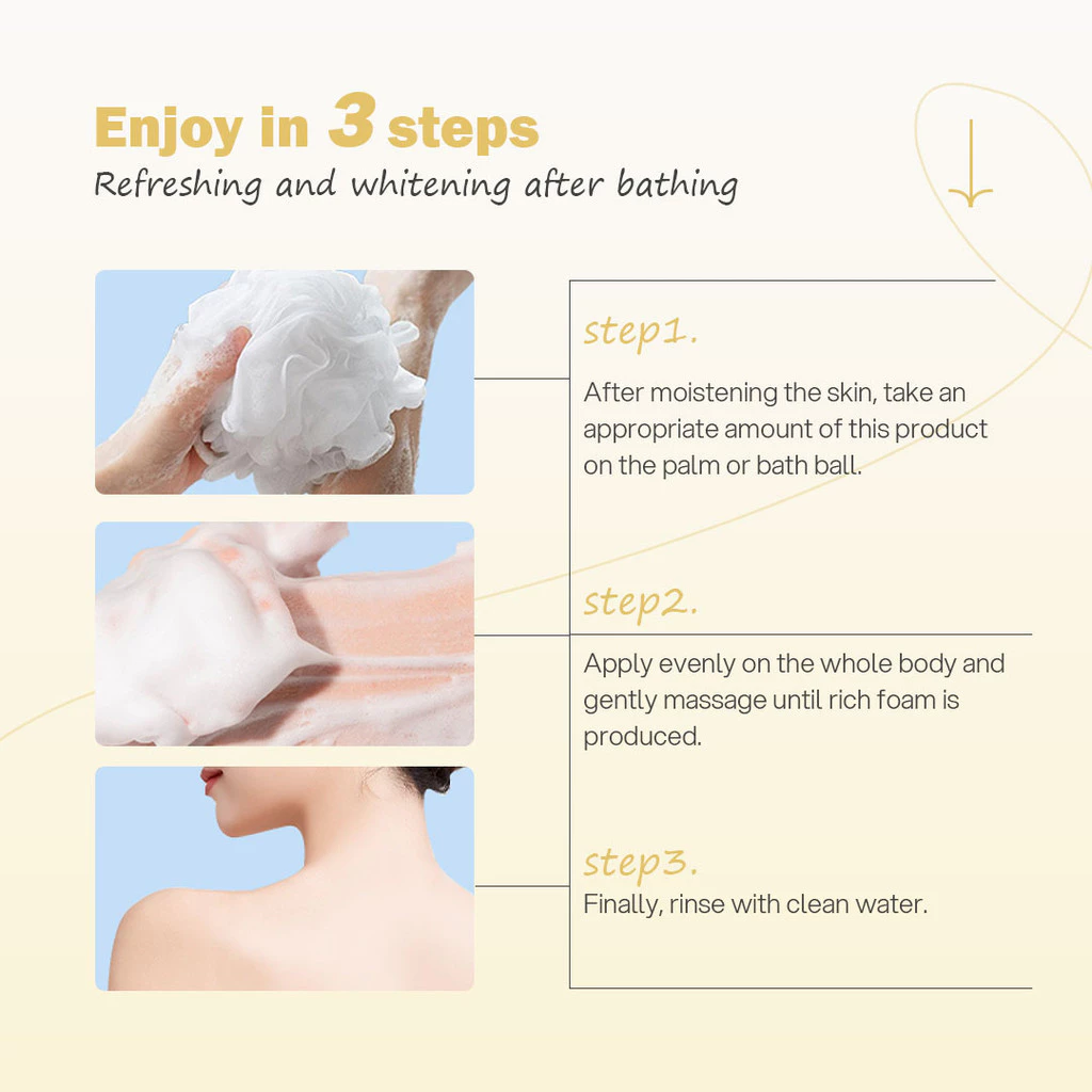 Ashley Shine Niacinamide Brightening 6x Glow Shower Gel - 500ml