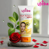 Ujooba Sensitive Brightening Sun Screen SPF90+ Vitamin C - 150ml