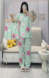 Women's Korean Fashion Pajamas 3 Pcs Set - HXF:1113#