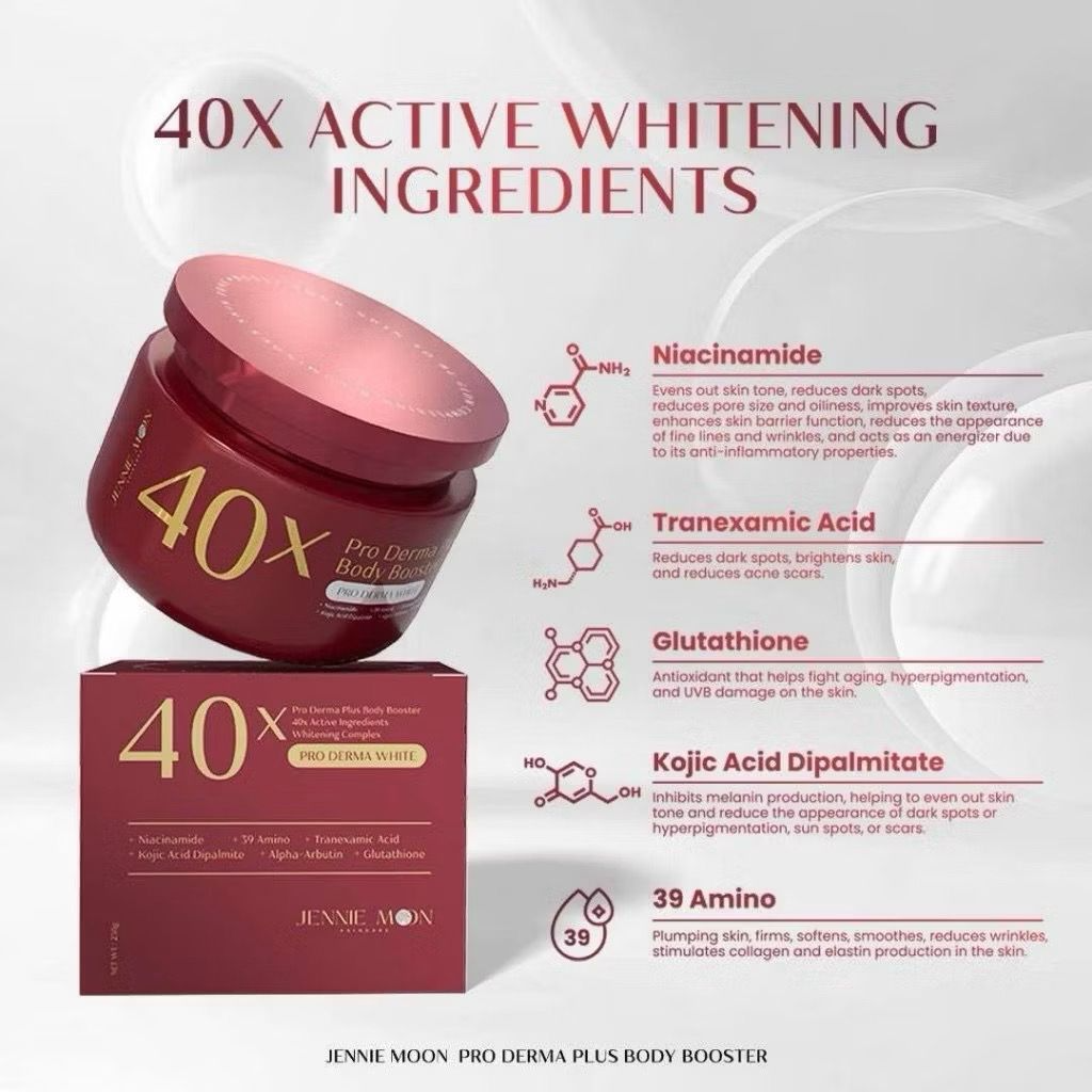 Jennie Moon 40x Pro Derma Plus Body Booster - 250g