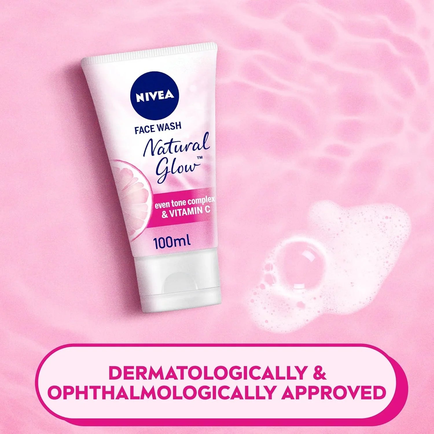 Nivea Natural Glow Even Tone Complex & Vitamin C Face Wash - 100ml