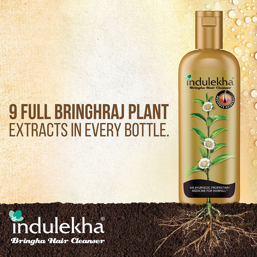 Indulekha Bringha Hair Fall Control Shampoo - 200ml