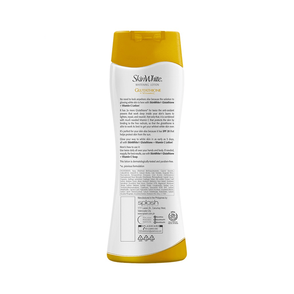 Skin White Glutathione Lotion SPF20 200ML Moon Kuwait Skin White Glutathione Lotion SPF20 200ML Moon Kuwait