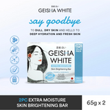 Geisha Soap Extra Moisture Skin Brightening Bar - 65g x 2Pcs