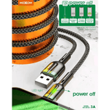 Moxom Auto Power OFF QC3.0 Type C Data Cable MX-CB120