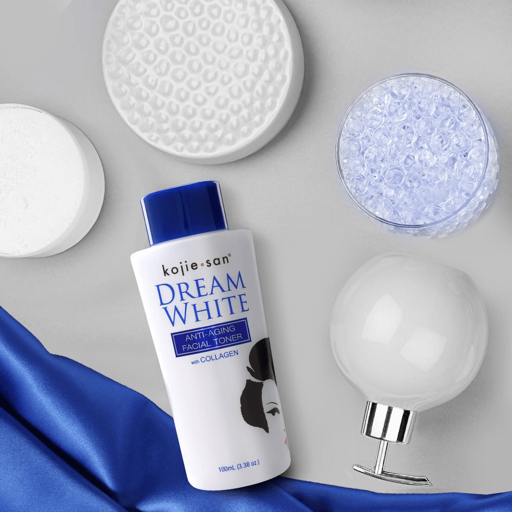 Kojie San Dream White Anti Aging Toner + Soap - 100ml + 135g