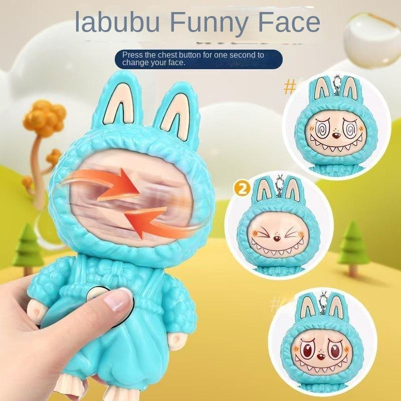 Labubu Wireless Earbuds With Face Changing Toy GT-26