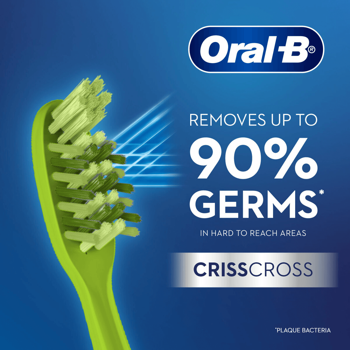 Oral-B Criss Cross Toothbrush With Neem Extract - Medium