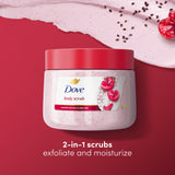 Dove Crushed Cherries & Chia Milk Body Scrub - 425g