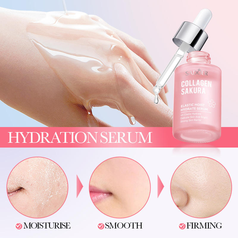 Sadoer Collagen Sakura Elastic Moist Hydrate Serum - 30ml