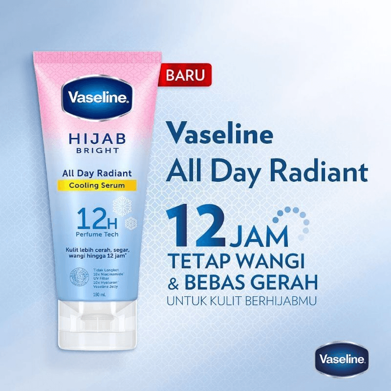 Vaseline Hijab Bright All Day Radiant Cooling Serum - 180ml