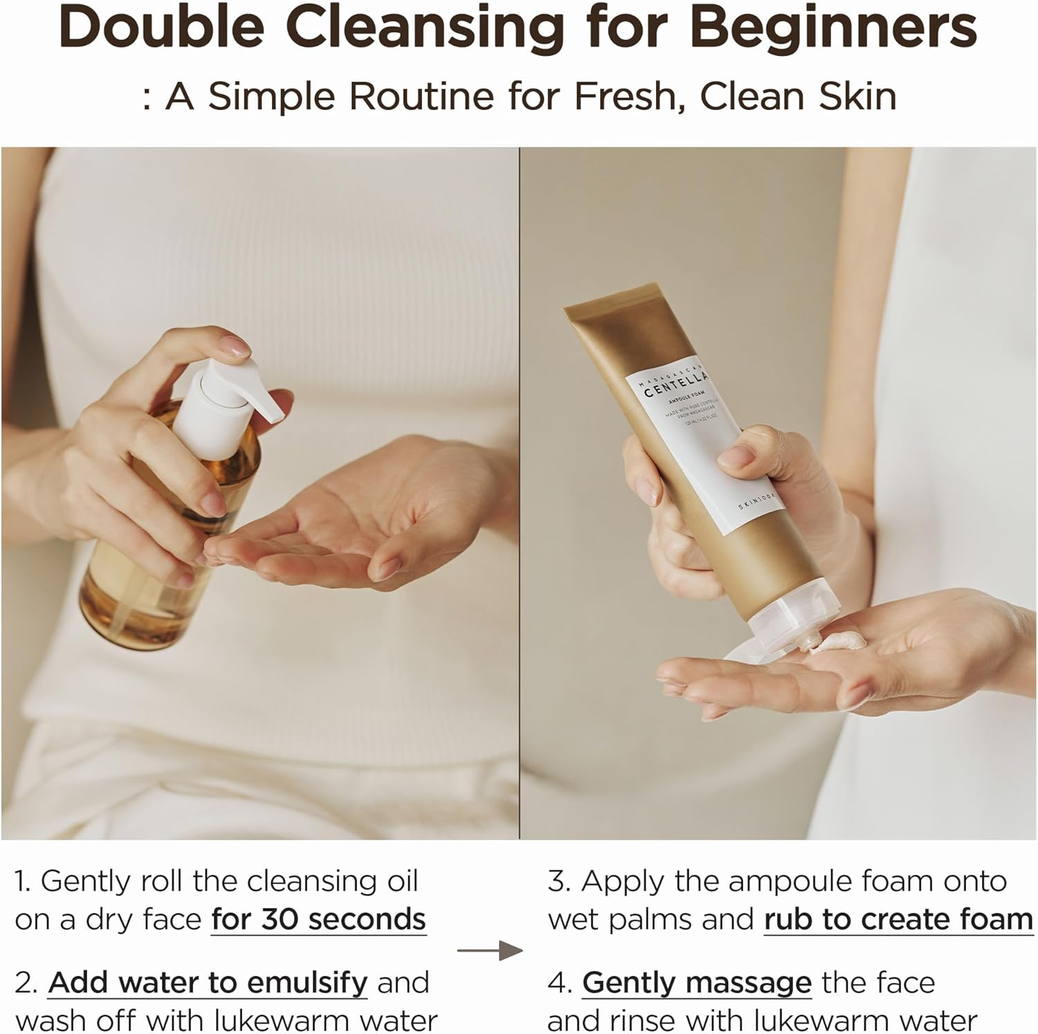 SKIN1004 Double Cleansing Duo - 200ml + 125ml
