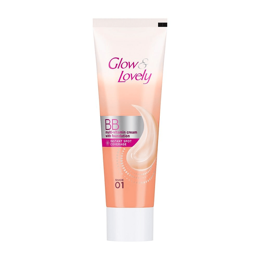 كريم BB متعدد الفيتامينات مع كريم الأساس Glow &amp; Lovely - 40 جرام