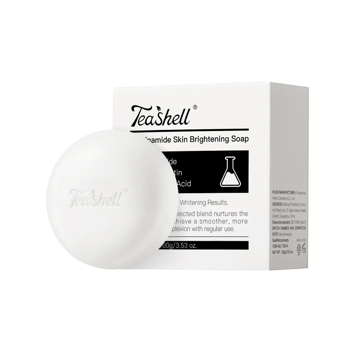 Teashell Niacinamide Skin Brightening Soap - 100g