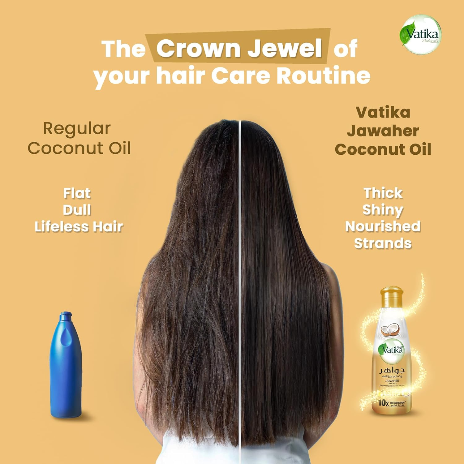 Vatika Naturals Jawahar Coconut Hair Oil - 170ml