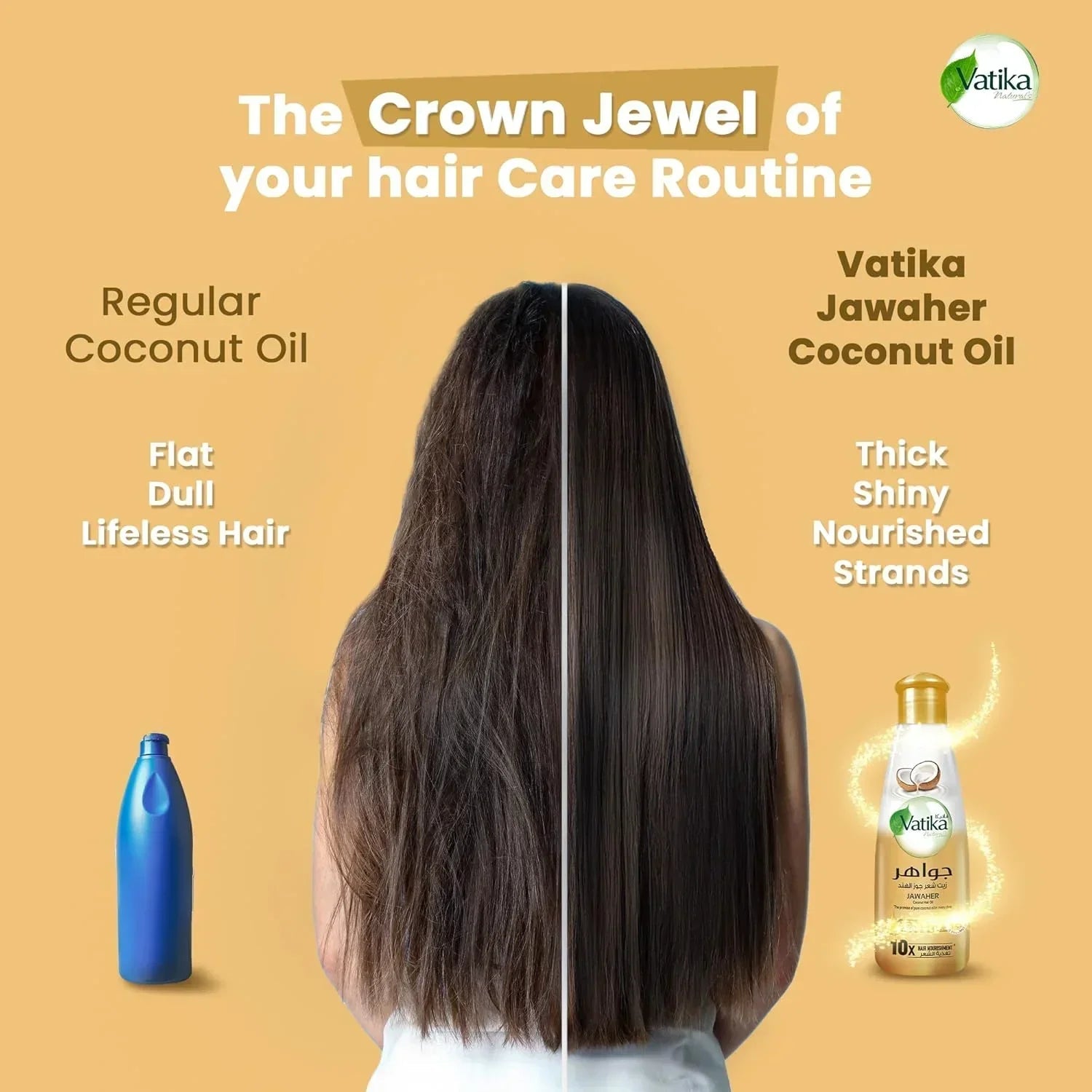 Vatika Naturals Jawahar Coconut Hair Oil - 170ml
