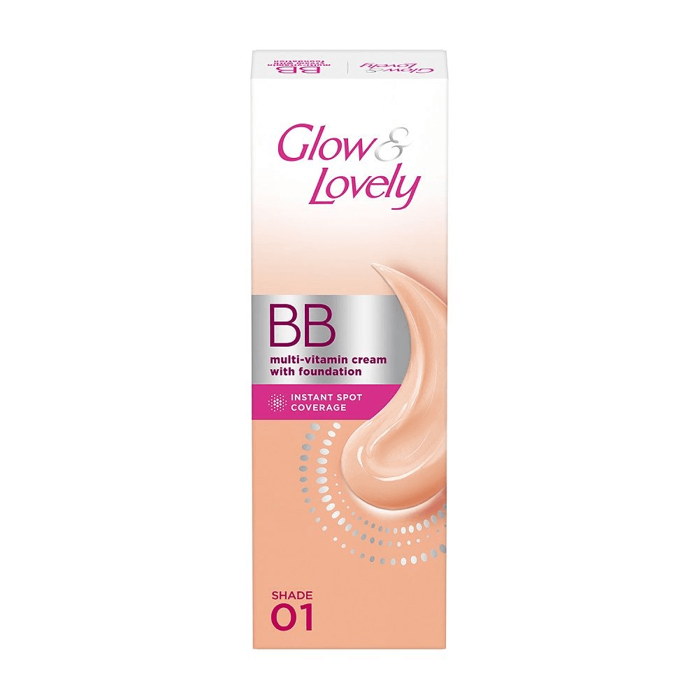 كريم BB متعدد الفيتامينات مع كريم الأساس Glow &amp; Lovely - 40 جرام