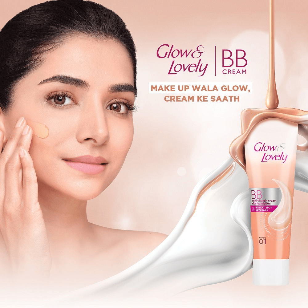 كريم BB متعدد الفيتامينات مع كريم الأساس Glow &amp; Lovely - 40 جرام