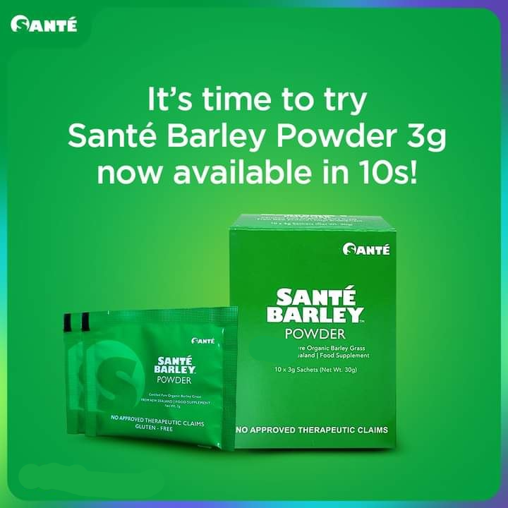 Sante Barley Powder With Stevia - 3g x 10 Sachets