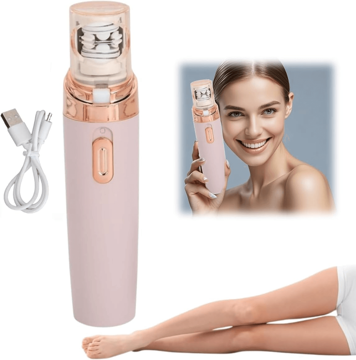 Pro Facial Epilator Painless Womens Hair Remover - TL689