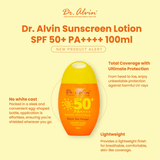 Dr. Alwin Power Sun Protect Sunscreen Lotion SPF50+ PA+++ - 100ml