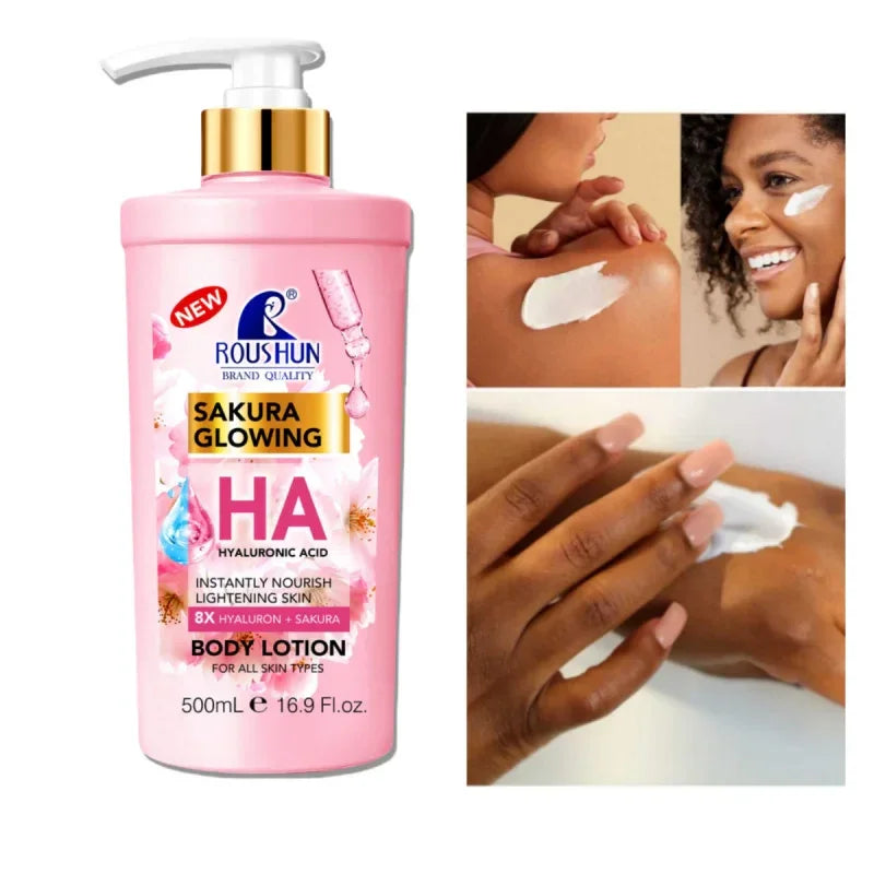 Roushun Sakura Glowing HA Body Lotion - 500ml