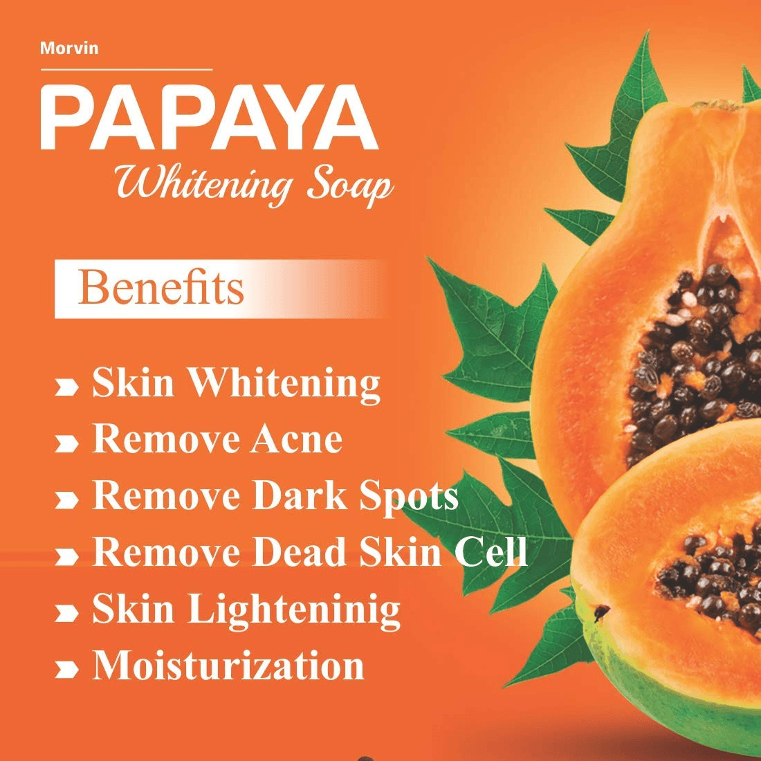 Likas Papaya Skin Whitening Fairness Soap Bathing Bar 135gm