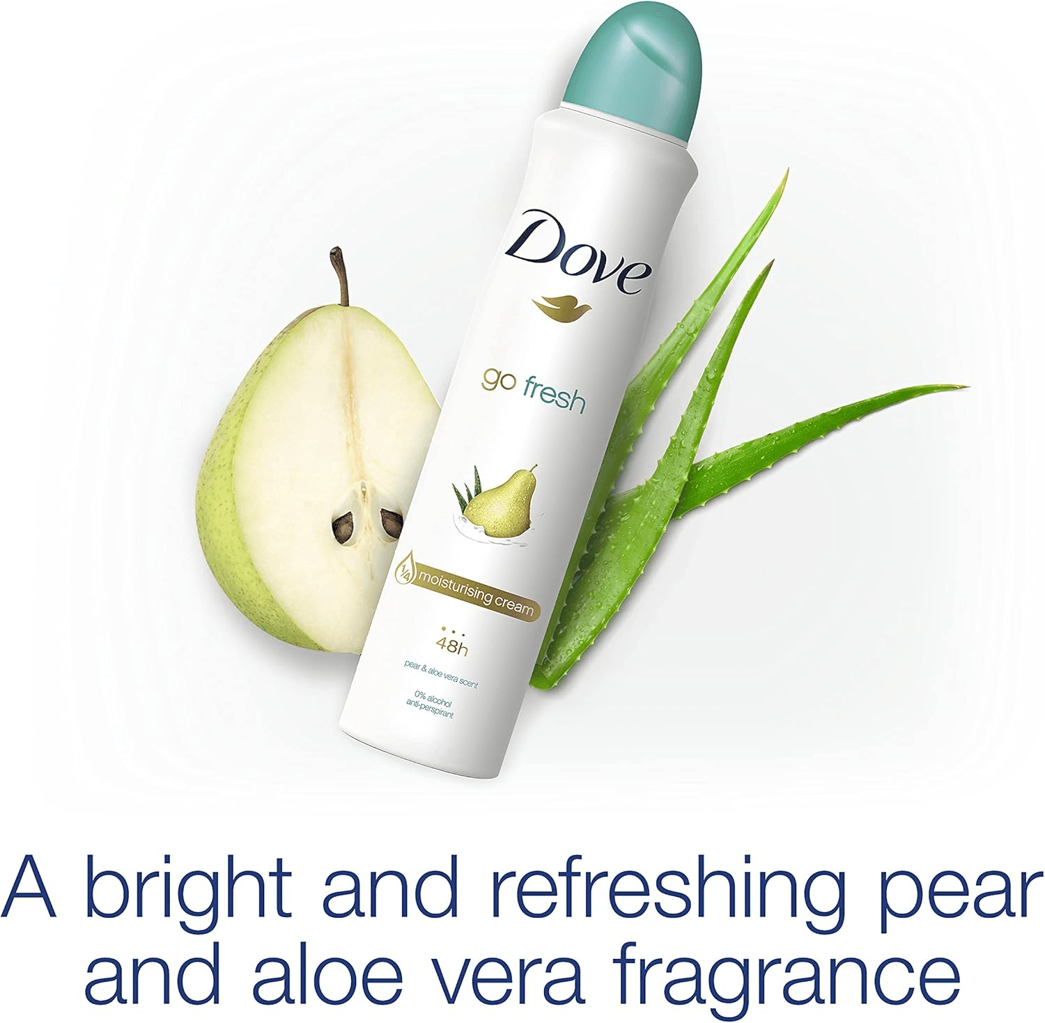 Dove Go Fresh Moisturising Cream Pearl & Aloe Vera Deodorant - 250ml