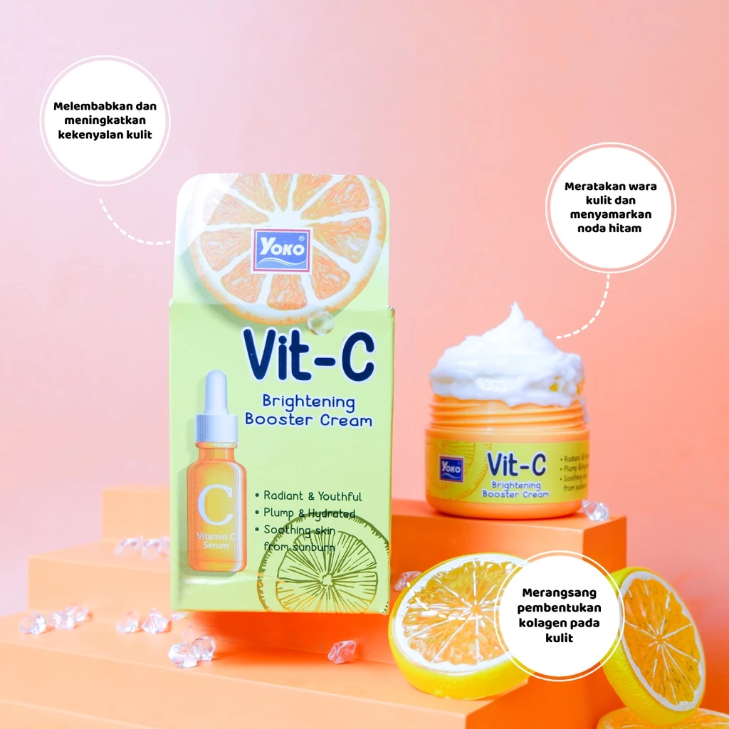 Yoko Vit-C Brightening Booster Face Cream - 50g
