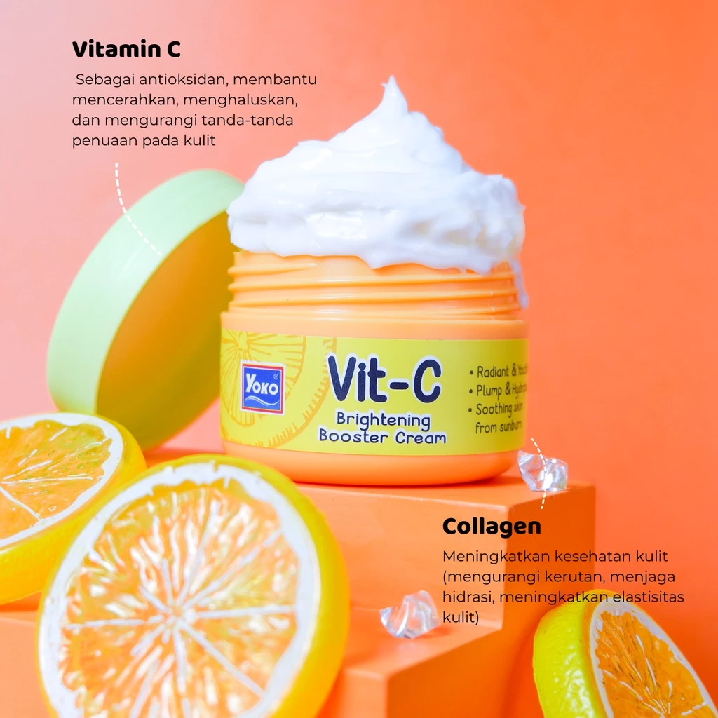 Yoko Vit-C Brightening Booster Face Cream - 50g