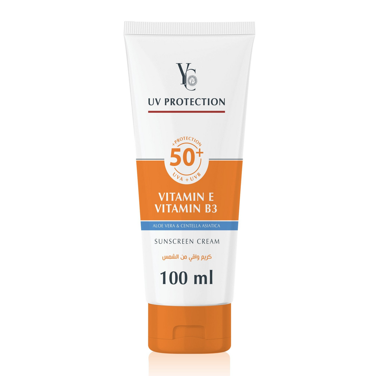 YC Sunscreen Cream UV Protection 50+ UVA+UVB - 100ml