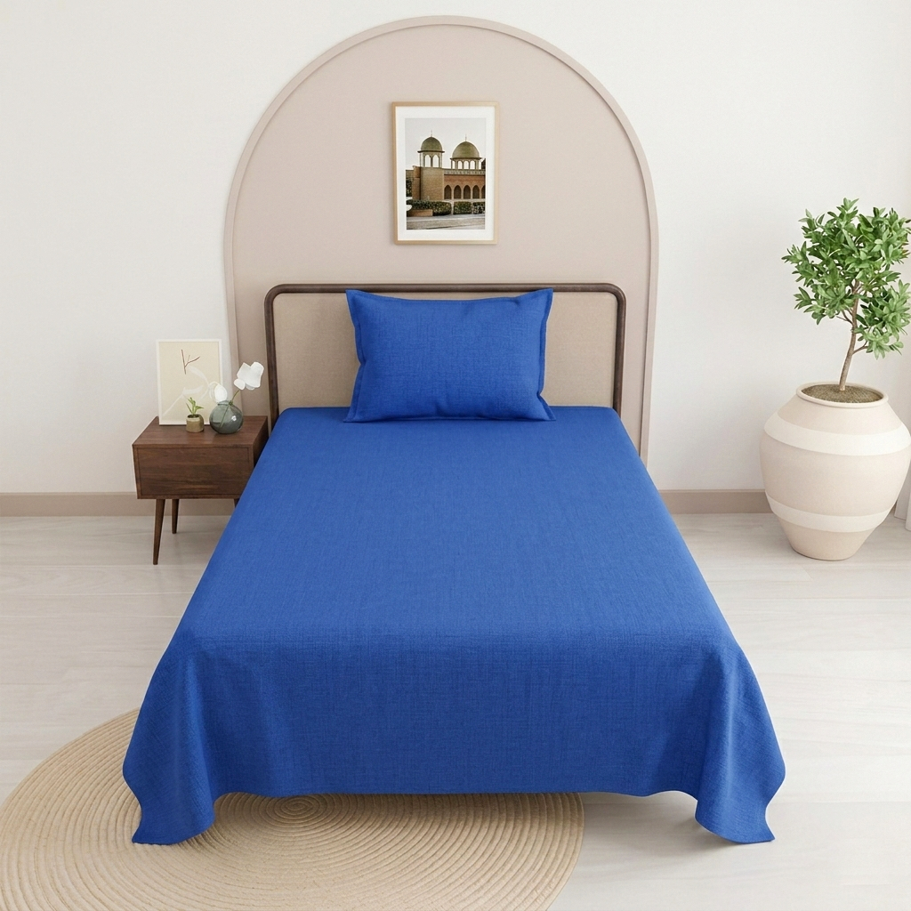 ملاءة سرير مسطحة نشطة مفردة