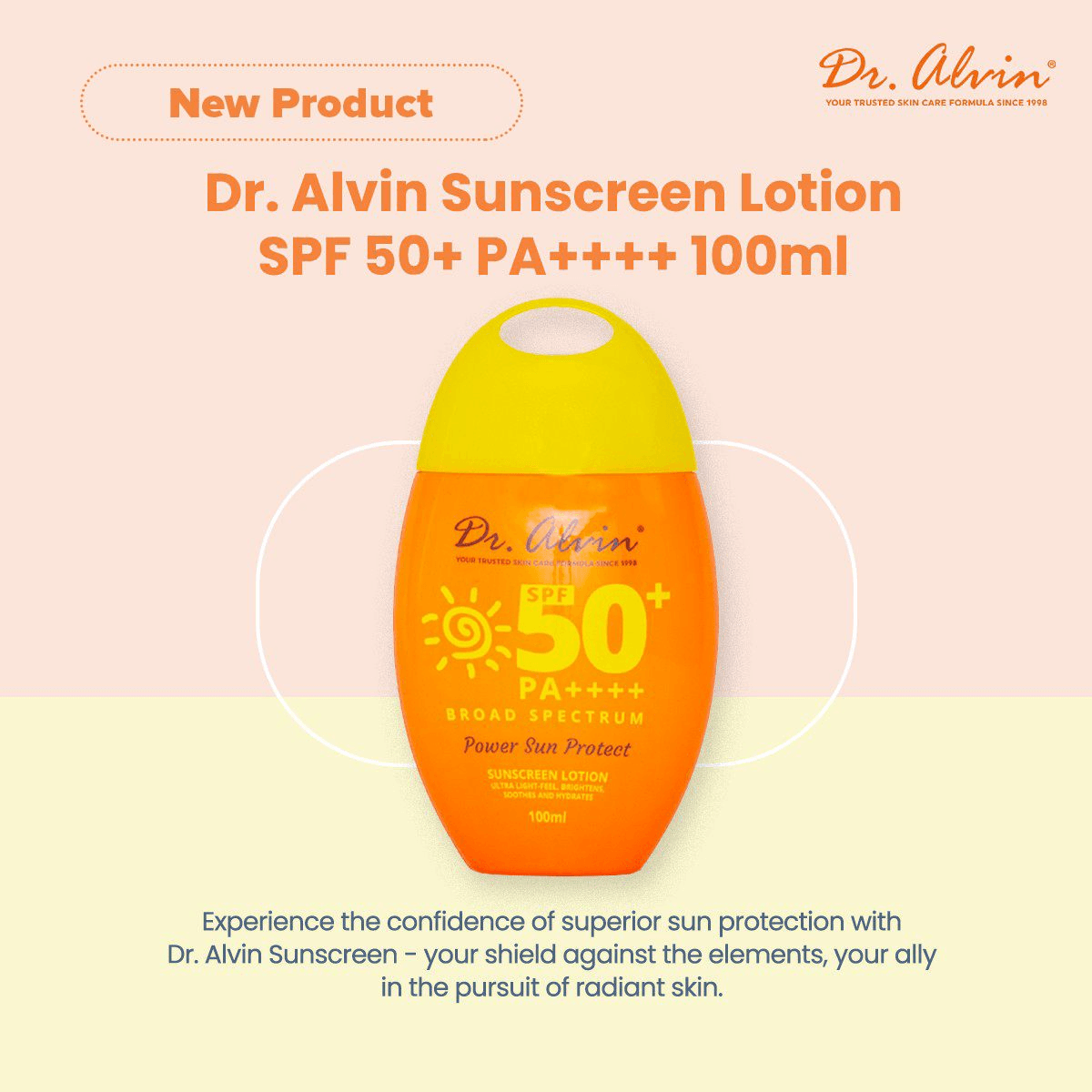 Dr. Alwin Power Sun Protect Sunscreen Lotion SPF50+ PA+++ - 100ml