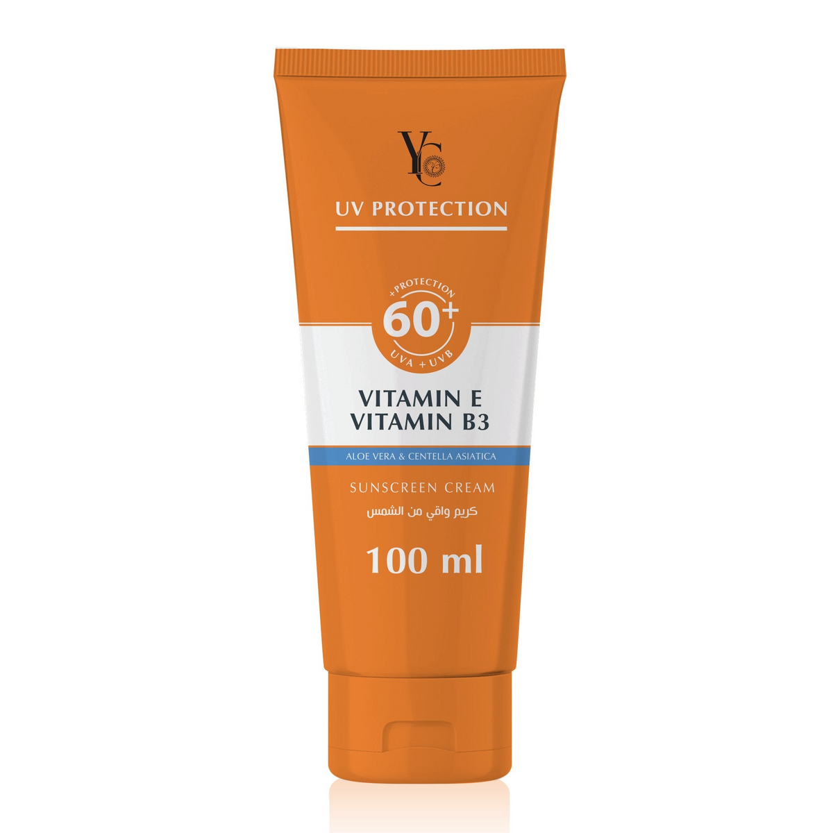 YC Sunscreen Cream UV Protection 60+ UVA+UVB - 100ml