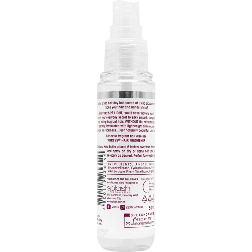 VITRESS Cuticle Coat Light Hair Spray - 50ml