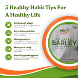 Weekit7 100% Organic Barley Grass Powder - 3g x 7 Sachets