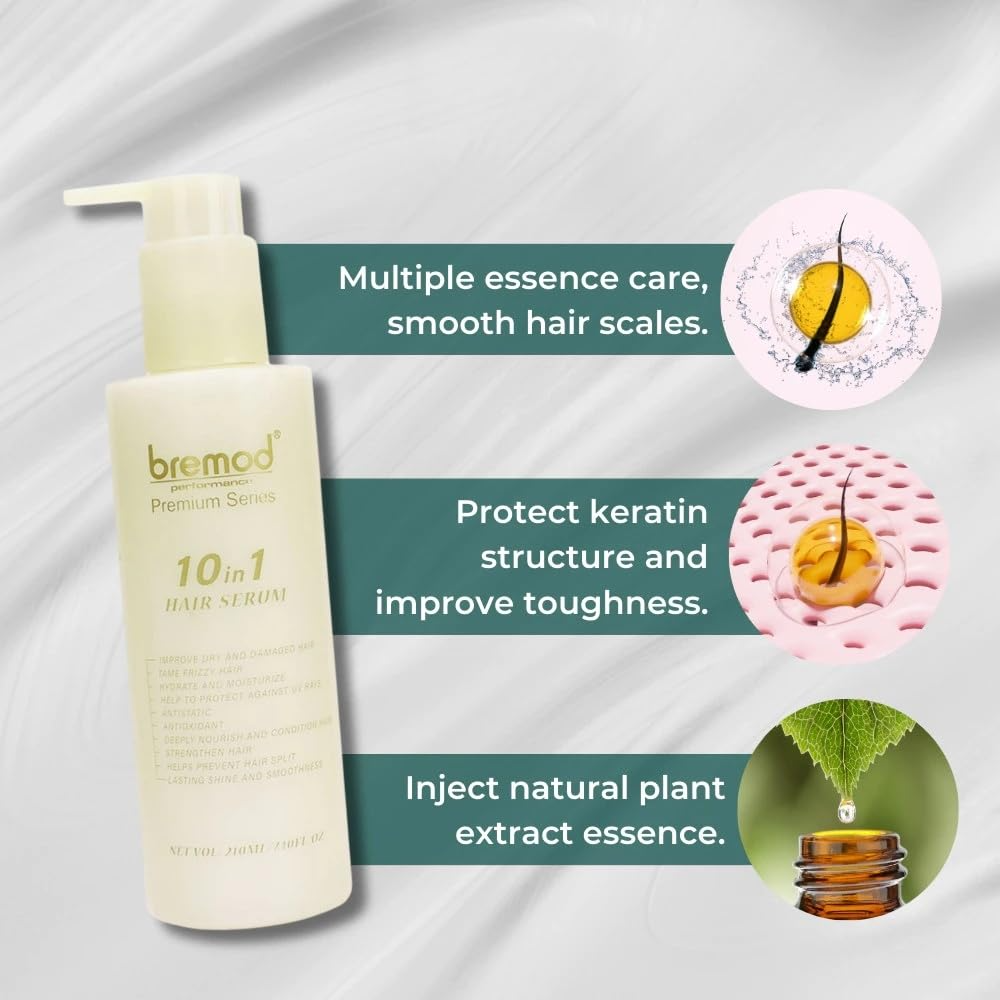 Bremod Premium Series 10 in 1 Hair Cream Serum - 210ml